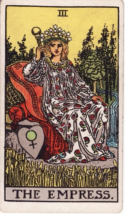 İmparatoriçe tarot kartı