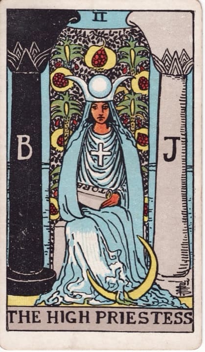 Başrahibe tarot kartı