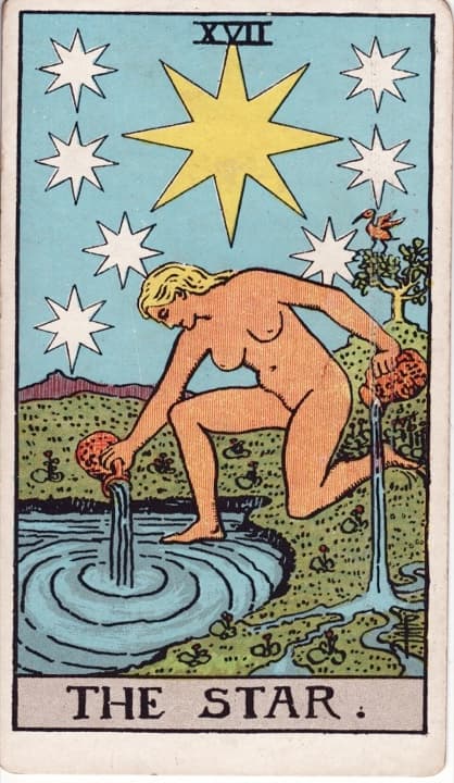 Yıldız tarot kartı
