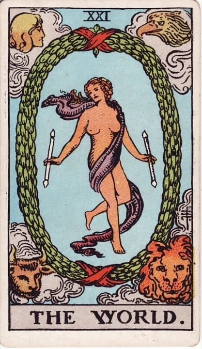 Dünya tarot kartı
